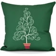 thumbnail image 1 of Filigree Tree, Geometric Print Pillow, 1 of 2
