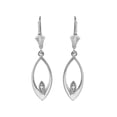 thumbnail image 1 of Factory Direct Jewelry Teardrop White Diamond 0.2 ct. t.w. 14k White Gold Earrings, Gift Packing, 1 of 1
