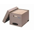 thumbnail image 1 of Bankers Box® Mystic™ Storage Boxes With Lift-Off Lids, Letter/Legal Size, 10" x 12" x 15", 85% Recycled, Kraft, Case Of, 1 of 7