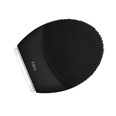 Filino Electric face cleansing brushes, Facial Cleansing Brush, Waterproof Vibrating Face Brush for Deep Cleansing, Black