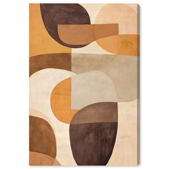 Filipa Canvas Midcentury Abstract Wall Art by Art Remedy, Gallery Wrapped, 36" x 54"