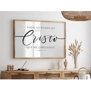 Filipenses 4 Spanish Scripture Art