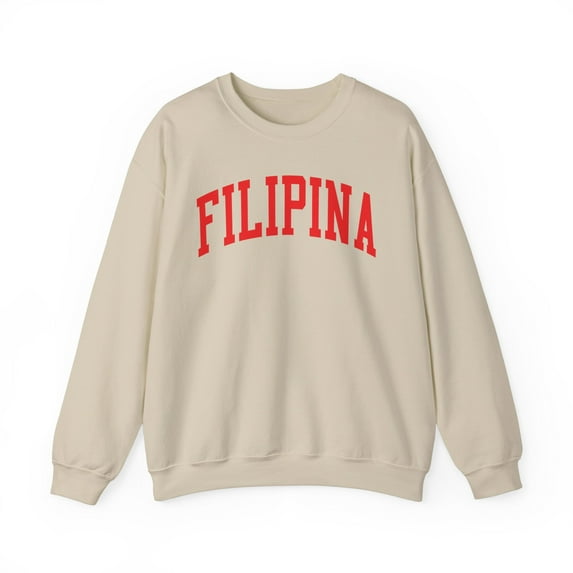 Filipina Philippines Sweatshirt Gifts Crew Neck Shirt Long Sleeve Unisex