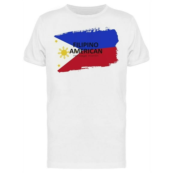 Filipino American  T-Shirt Men -Image by Shutterstock, Male x-Large