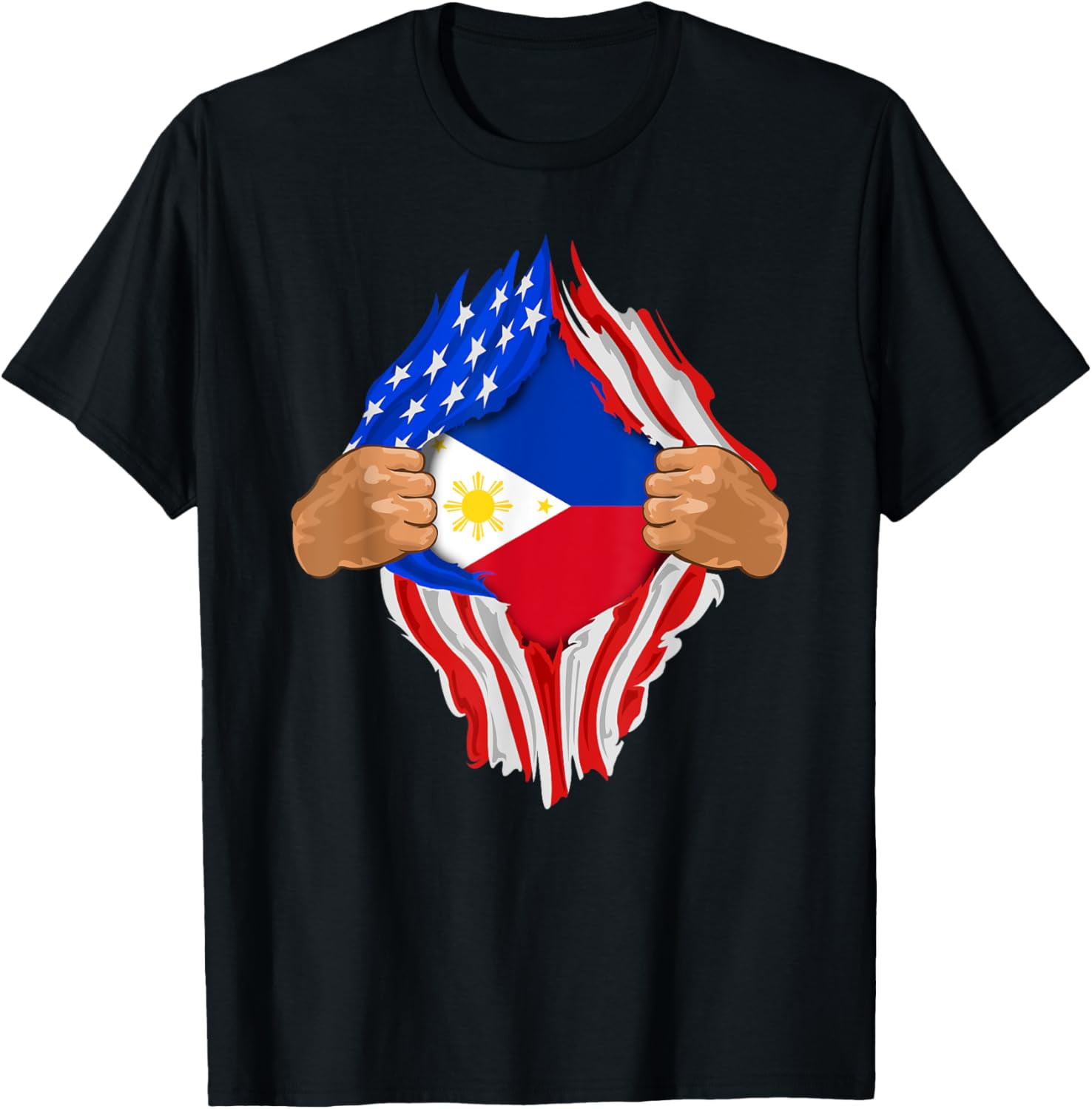 Filipino Blood Inside Me TShirt The Philippines Flag Gift