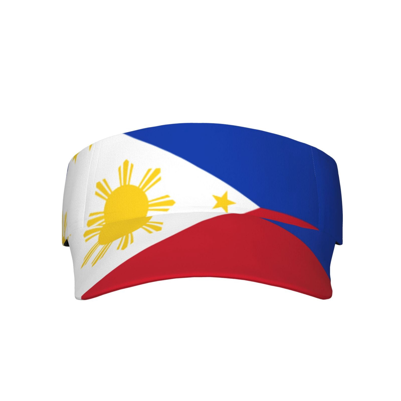 Filipino Flag Sports Sun Visor Hats Adjustable Sun Visor Caps For Women ...