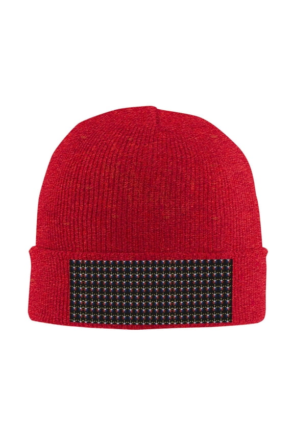 Filipino Flag Stars And Sun Beanie Hat Men Women Warm Printed Cap Knit Beanies Hats Outdoor Winter Red