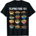 thumbnail image 1 of Filipino Food 101 Popular Pinoy Food Funny Cool Filipino T-Shirt mens t shirt，black，women，funny，misfits，men，journey，t-shirt, 1 of 4