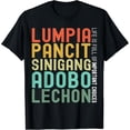 thumbnail image 1 of Filipino Food Philippine Lumpia Pancit Sinigang Adobo Lechon T-Shirt mens t shirt，black，women，funny，misfits，men，journey，t-shirt, 1 of 4