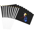 Filipino Map Philippines Flag Flag Small Mini Hand Held Flags 5.5x8.2
