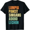 thumbnail image 1 of Filipino Philippine Food Lumpia Pancit Sinigang Adobo Lechon T-Shirt mens t shirt，black，women，funny，misfits，men，journey，t-shirt, 1 of 4