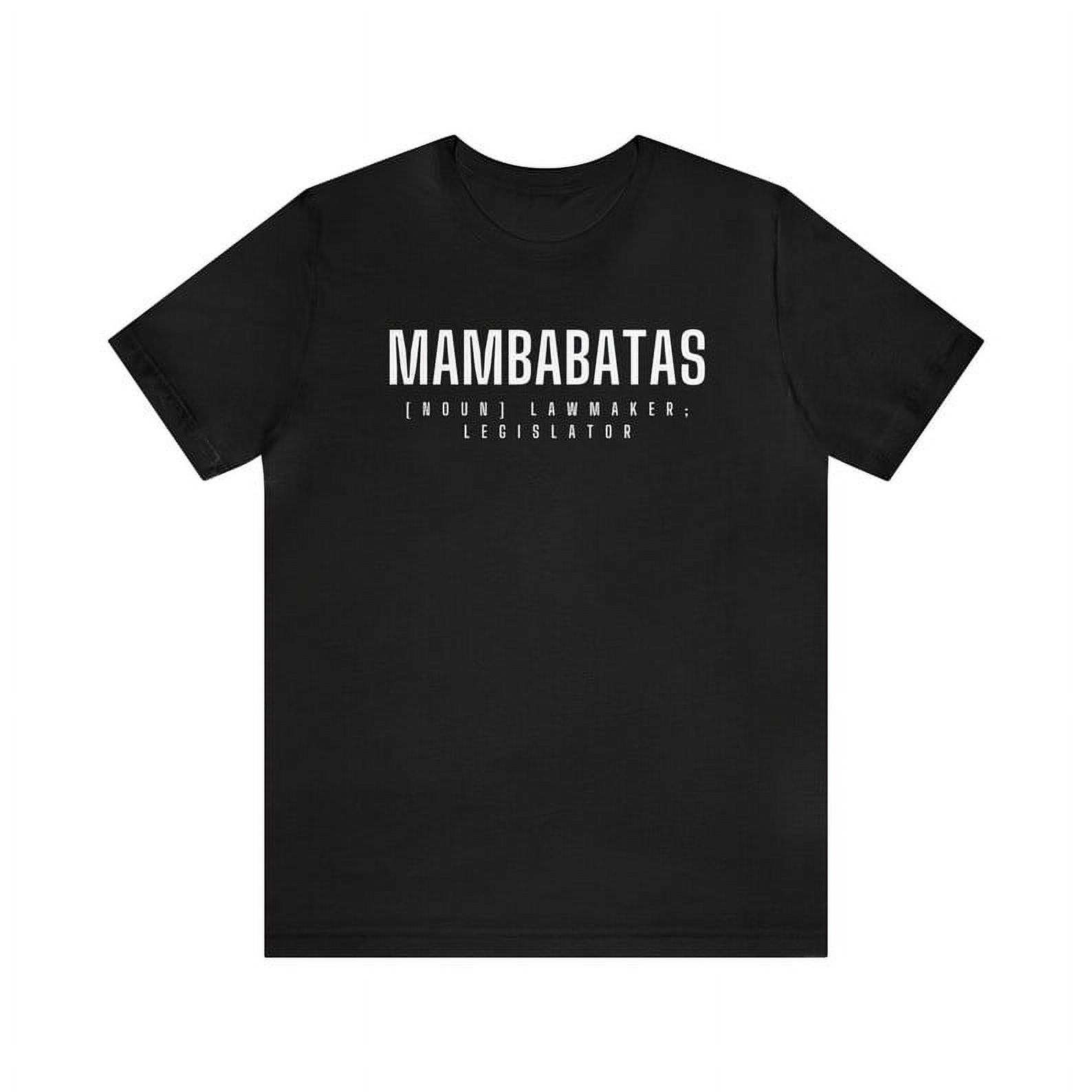 Filipino Tee Mambabatas meaning lawmaker, legislator in Tagalog