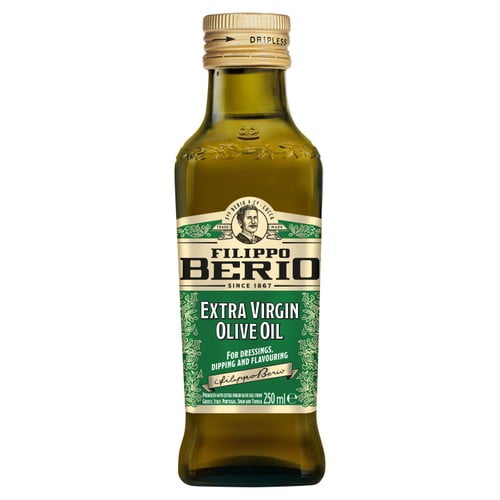 Filippo Berio Extra Virgin Olive Oil 250ml, British Import (Pack of 2)