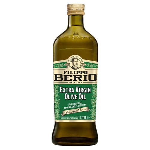 Filippo Berio Olive Oil Extra Virgin 1L, British Import (Pack of 2)