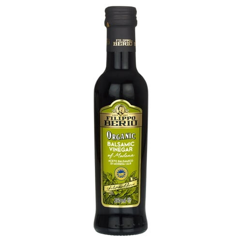 Filippo Berio Organic Balsamic Vinegar 250ml, British Import (Pack of 2)