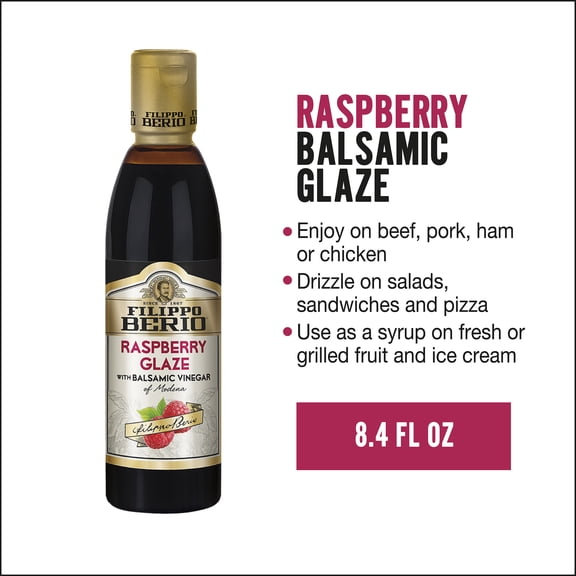 Filippo Berio Raspberry Glaze with Balsamic Vinegar