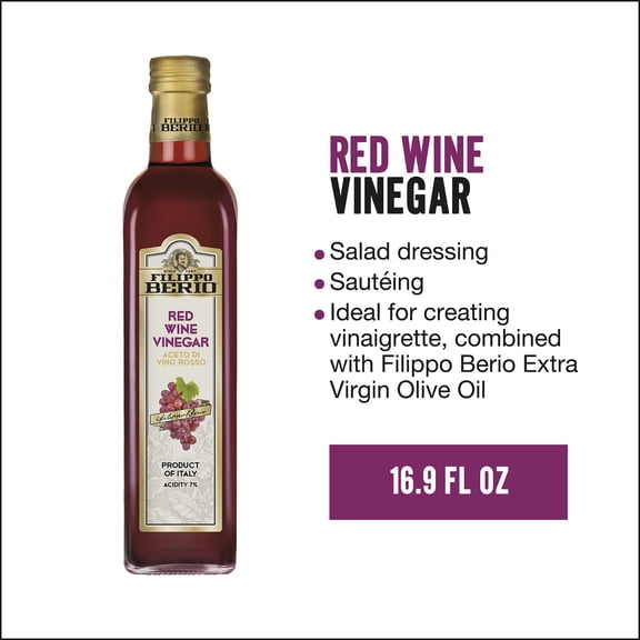 Filippo Berio Red Wine Vinegar 16.9 fl. oz. Bottle