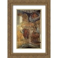 thumbnail image 1 of Filippo Lippi 2x Matted 18x24 Gold Ornate Framed Art Print 'The Martyrdom of St. Stephen', 1 of 2