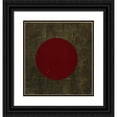 thumbnail image 1 of Filippo Tommaso Marinetti 15x16 Black Ornate Wood Framed Double Matted Museum Art Print Titled - Words in Freedom; Futurists Olfactory Tactile-Term Pl. 3 (1932), 1 of 5
