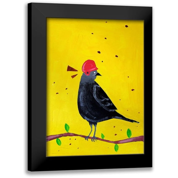 Filiuta, Robert 14x18 Black Modern Framed Museum Art Print Titled - Messenger Bird No. 2
