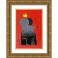 thumbnail image 1 of Filiuta, Robert 23x32 Gold Ornate Wood Framed with Double Matting Museum Art Print Titled - The Swiss King, 1 of 4