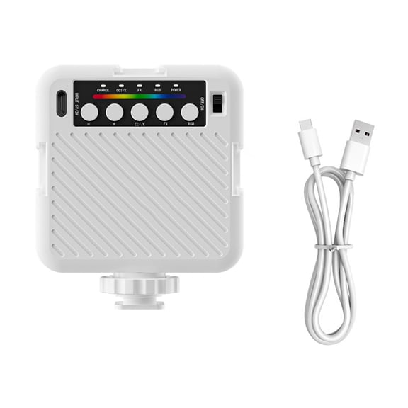 Fill Light LED Video Light Aluminum Alloy Body Full Color LED with Rechargeable Battery for Photography Shoot Use