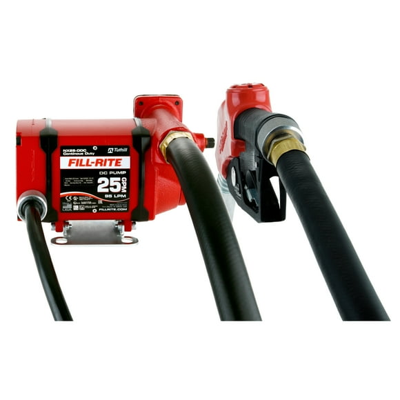 Fill Rite 25GPM Continuous Duty Foot Mounted Fuel Transfer Pump with Nozzle