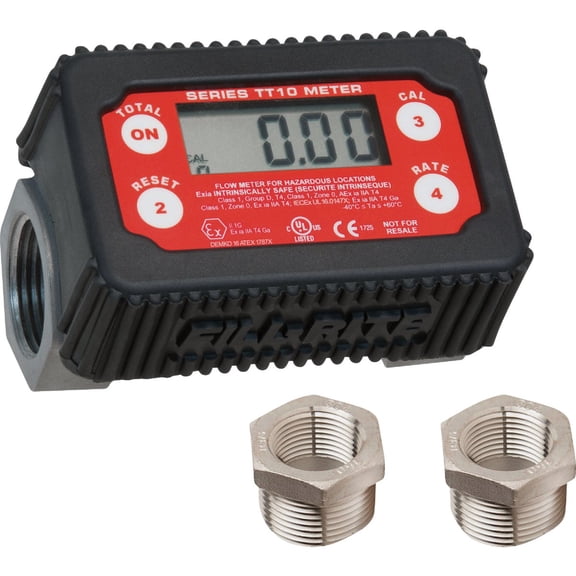 Fill-Rite 901CL 1" 23-151 LPM 4 Digit Fuel Transfer Meter Litres