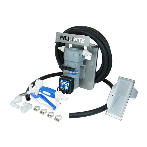 Fill Rite DF012CMN520 Stainless Steel 12V 8 GPM DEF Transfer Pump Kit, Gray