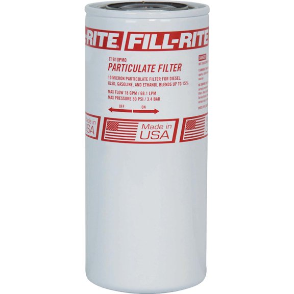 Fill-Rite Pony Fuel Filter F2510HM0 Hydrosorb - 10 Micron