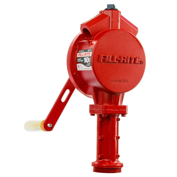 Fill-Rite FR110 Fuel Transfer Rotary Hand Pump with Strainer & Check Valve