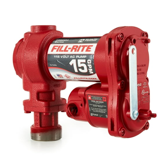 Fill-Rite FR604H Self-Priming Cast Iron 115-Volt AC Fuel Pump & Elbow Only
