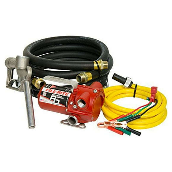 Fill-Rite RD1212NH 12V DC 12 GPM Portable Fuel Transfer Pump with Hose & Nozzle