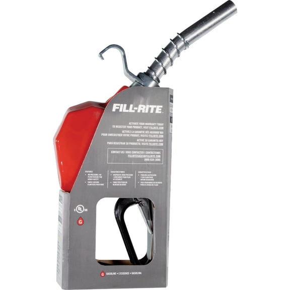 Fill-Rite Fuel Transfer Nozzle SDN075RAN Automatic - 15 GPM - Red