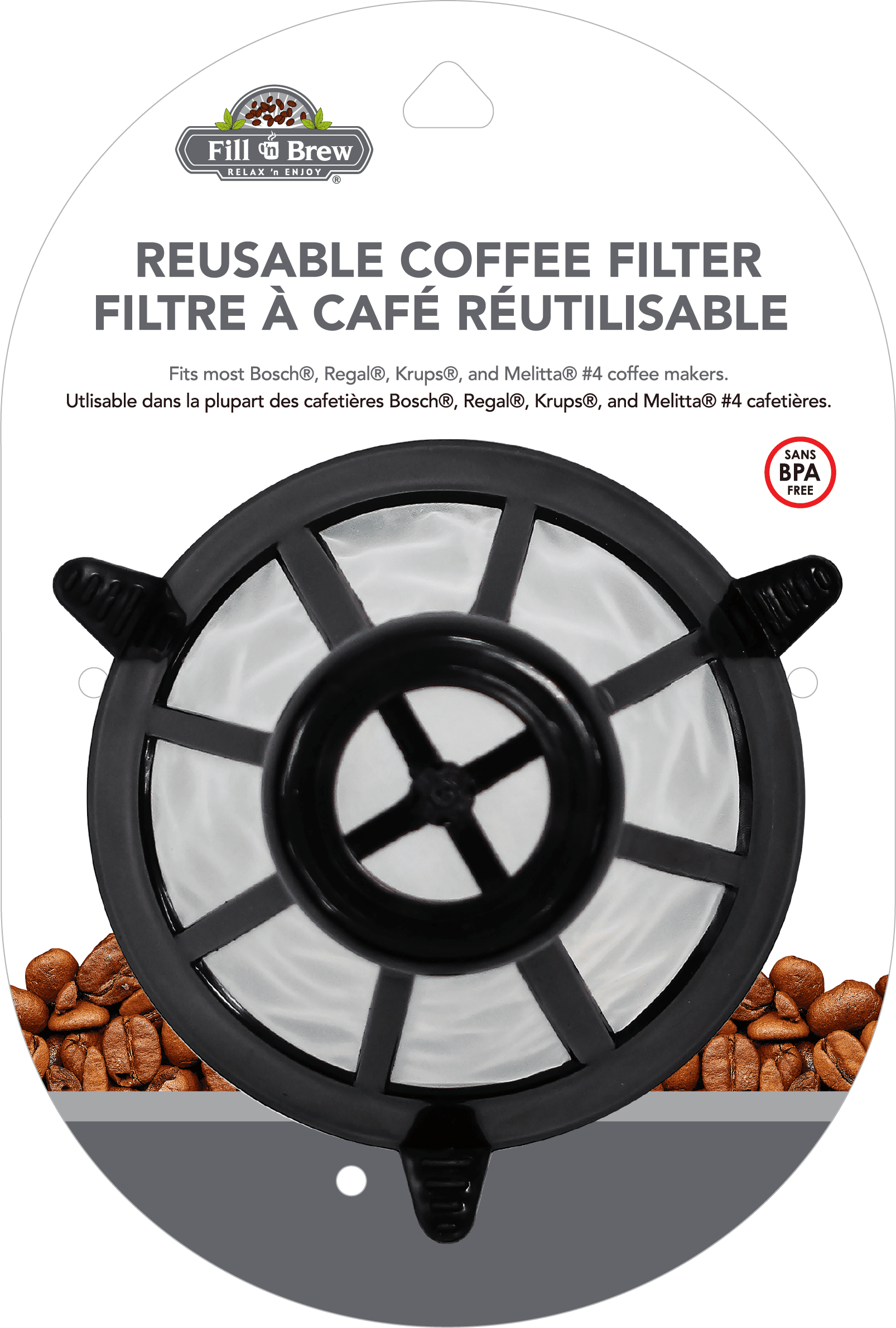 Coffee Filter (Fits Most Bosch, Regal, Krups, And Melitta #4 Coffee Makers)