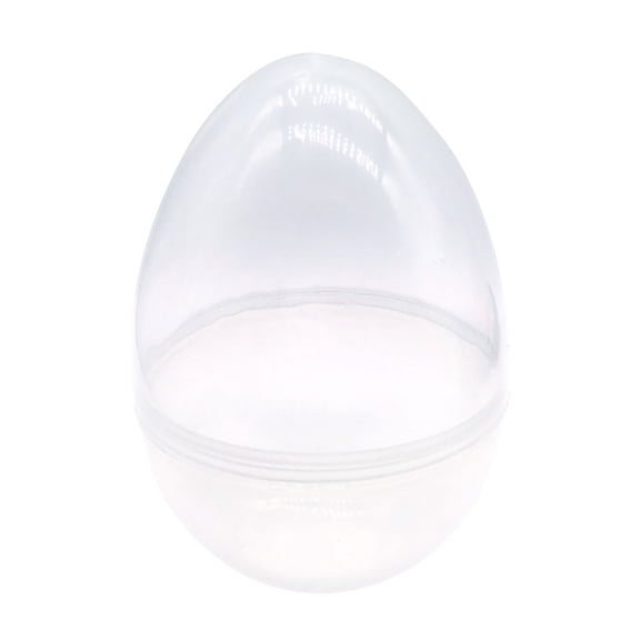 Fillable Easter Eggs, 3.15in Clear Plastic Easter Eggs | for Easter Egg Hunt, Gift Basket Stuffers, Surprise Toys & Party Favors | 8cm/3.15in