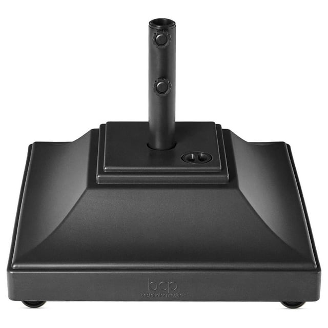 Fillable Mobile Umbrella Base, Heavy Duty Base, Square Tiered Market