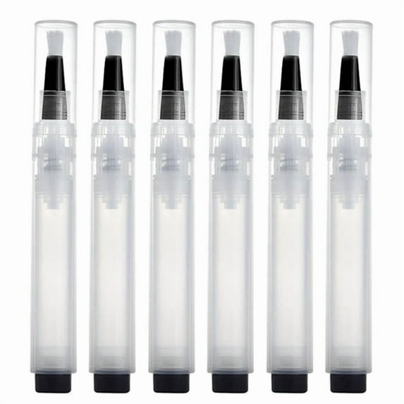 Fillable Touch Up Paint Pen Brush, 6ml Multifunctional Pens for Home Repairs (6 Pcs)