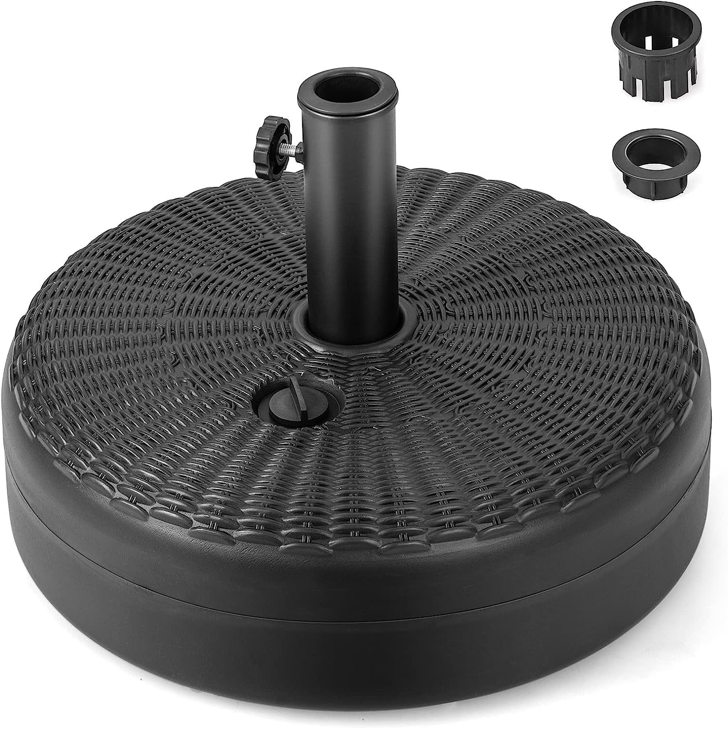 Fillable Umbrella Base, 18 Inch Umbrella Stand Water And Sand Filled