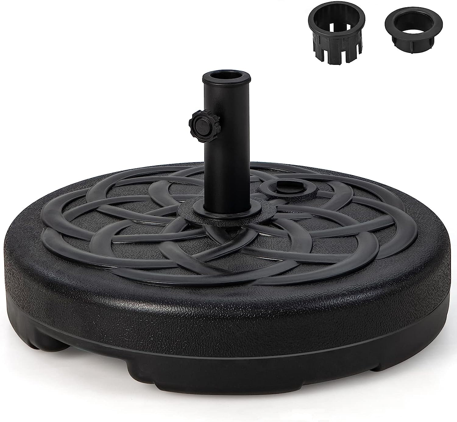 Fillable Umbrella Base, 22 inch Umbrella Stand Water and Filled, Up to