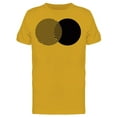 thumbnail image 1 of Filled Circle And Lined Circle  T-Shirt Men -Image by Shutterstock, Male Medium, 1 of 2