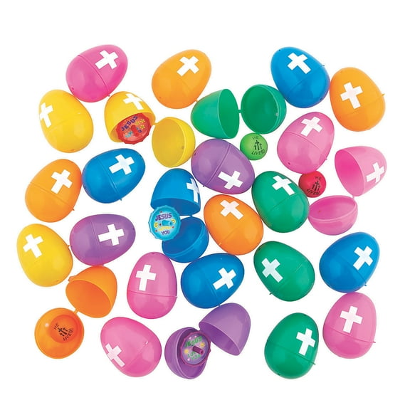 Filled Cross Easter Eggs Value Ast 500Pc - Party Supplies - 500 Pieces