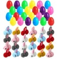 thumbnail image 1 of Filled Easter Eggs With Animal Toys Easter Eggs With Toys Basket Stuffers Fillers Classroom Prize Supplies Toy for Kids Easter Theme Party Favor, 1 of 9