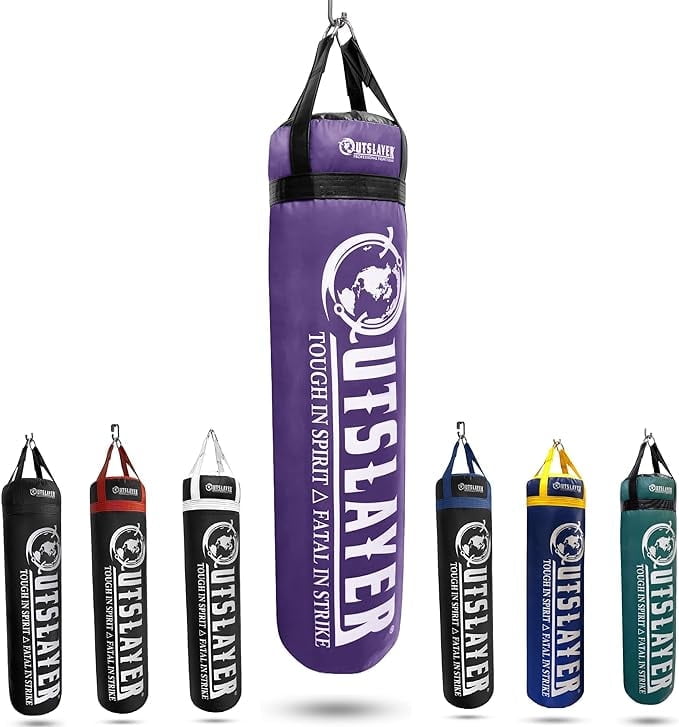 Filled Punching Bag 100 lbs Heavy Bag | Kicking & Boxing Bag for Boxing, Taekwondo, Kickboxing, Martial Arts MMA Heavy Bag Training Practice | Made in USA