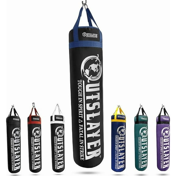Filled Punching Bag 100 lbs Heavy Bag | Kicking & Boxing Bag for Boxing, Taekwondo, Kickboxing, Martial Arts MMA Heavy Bag Training Practice | Made in USA