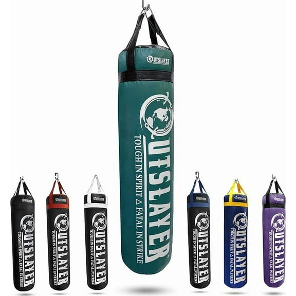 Filled Punching Bag 100 lbs Heavy Bag | Kicking & Boxing Bag for Boxing, Taekwondo, Kickboxing, Martial Arts MMA Heavy Bag Training Practice | Made in USA