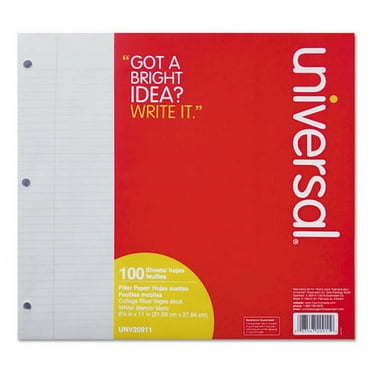 Filler Paper, 3-Hole, 8.5 X 11, Medium/college Rule, 100/pack | Bundle of 2 Packs