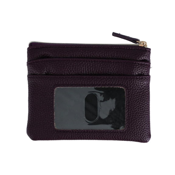 Buxton  Colorful Designer Premium Faux Leather Large ID Coin Case (Women)