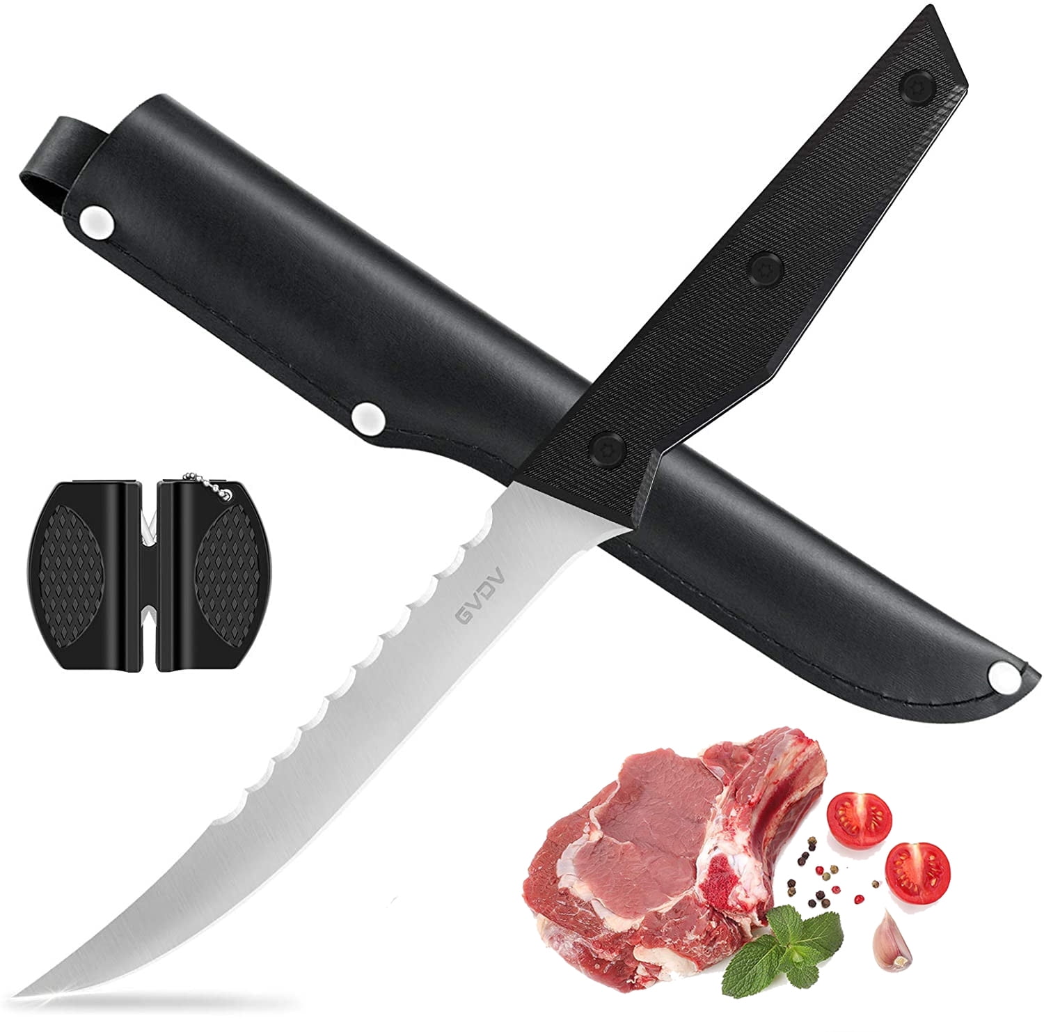 Filleting Knife 6 inch- Edge Deboning Fish and Meat, Professional Fish ...