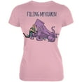 thumbnail image 1 of Filling My Kraken Pink Juniors Soft T-Shirt, 1 of 1